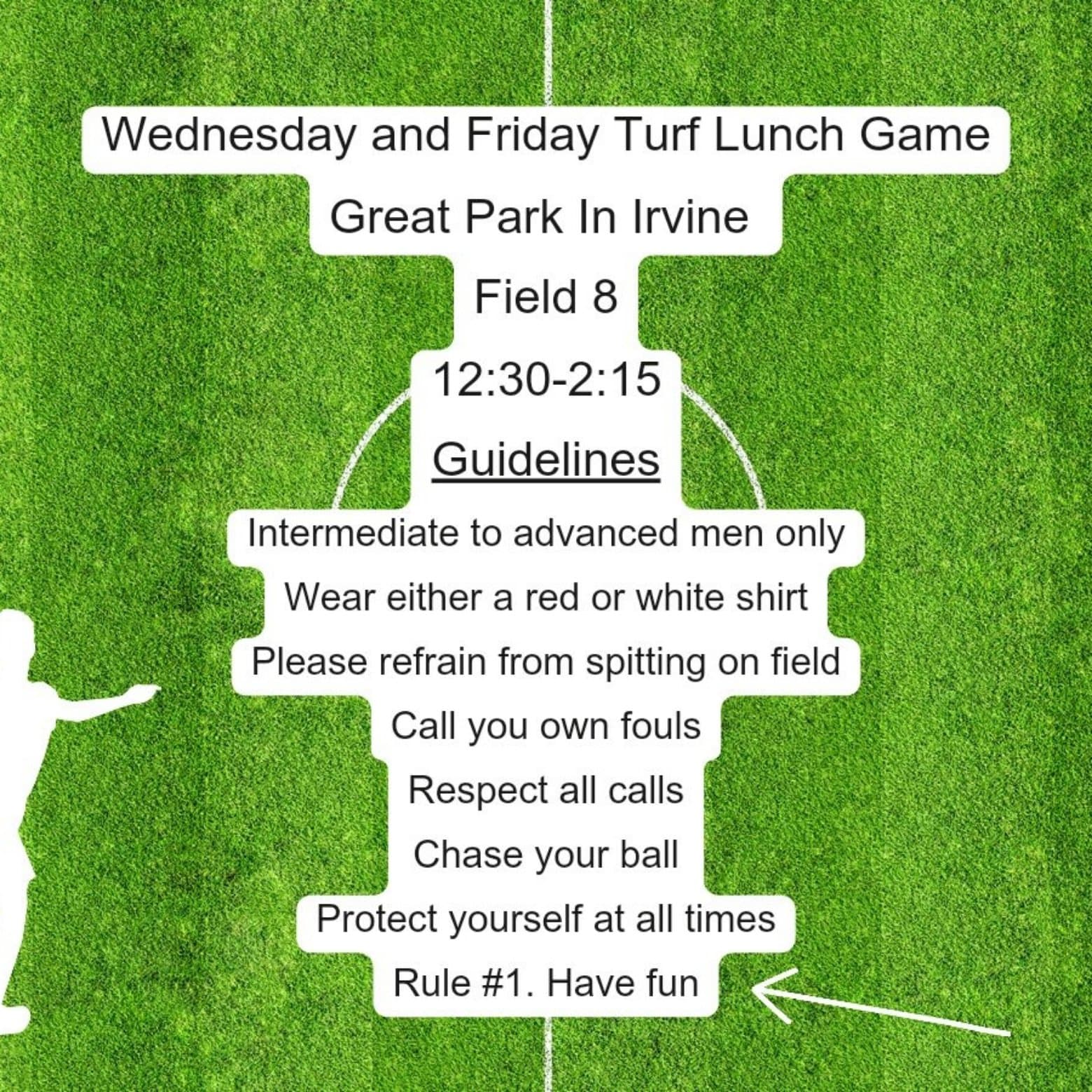 Irvine Lunch Game
