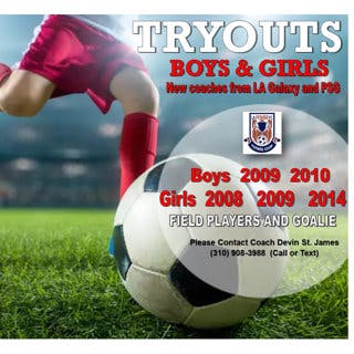 Tryouts LA Power FC Goalie and skill players